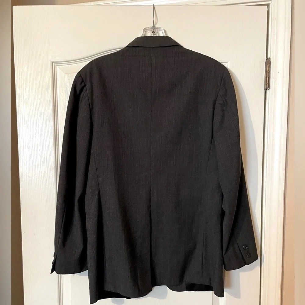 Brooks Brothers Brooksgate Blazer Men’s 42R Black Dark Gray Vintage Jacket USA